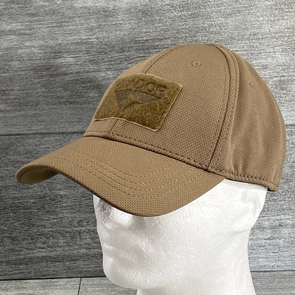 Condor Tactical Hook and Loop Fitted Baseball Hat Tan Brown Large XLarge